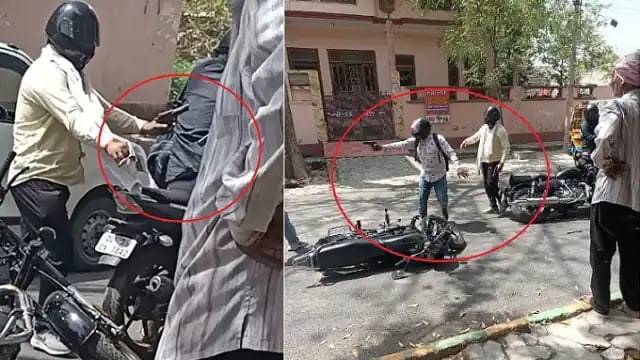 बेखौफ हुए बदमाश: दिनदहाड़े पेट्रोल पंप कर्मियों से लूटे 25 लाख रुपये… विरोध करने पर चला दी गोली… CCTV फुटेज खंगाल रही पुलिस