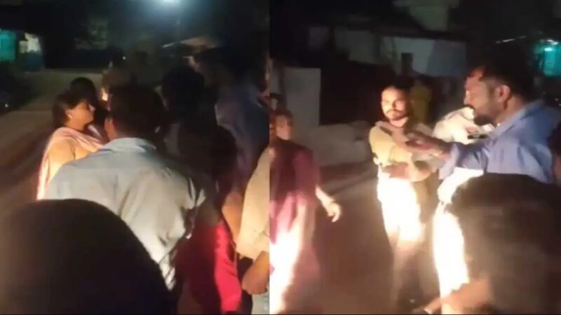 दो पक्षों में मारपीट